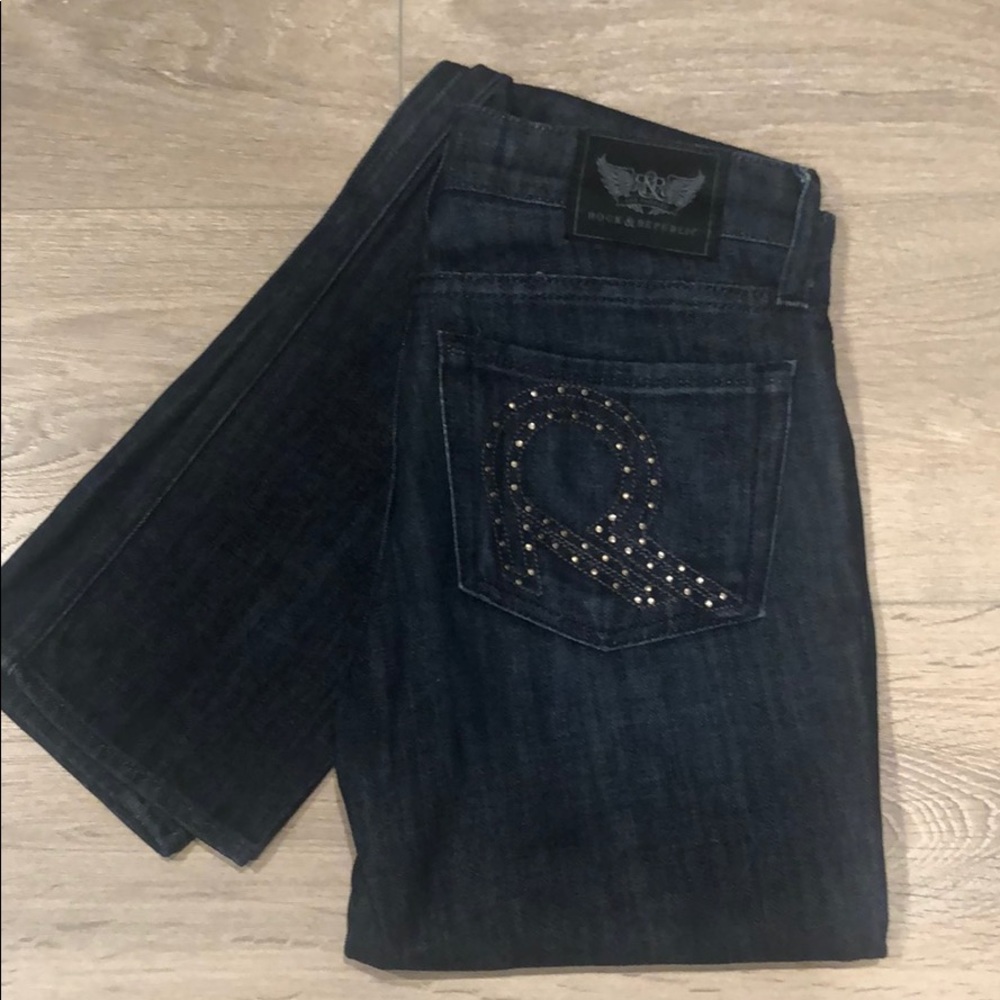 Rock & Republic Berlin Skinny Jeans Size 24
